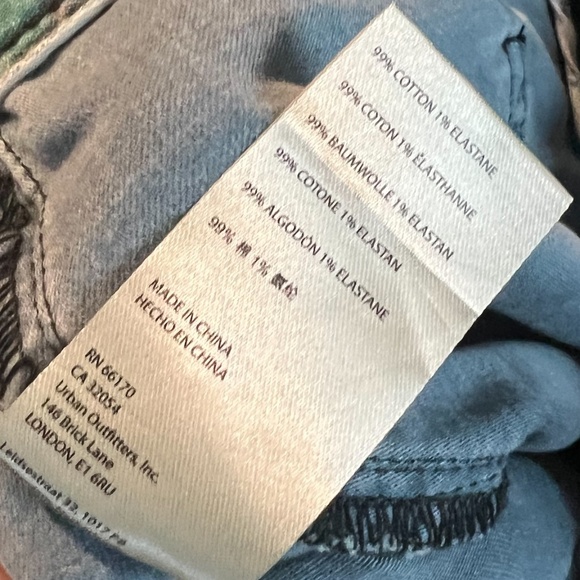 Anthropologie Pilcro The Wanderer Mid Rise Relaxed-Leg Women's Multi Trousers 28 - Picture 8 of 14